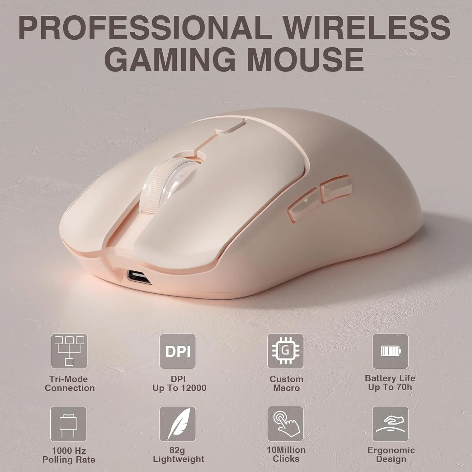 Wireless Gaming Mouse - AULA SC580X 트라이 모드 무선 게이밍