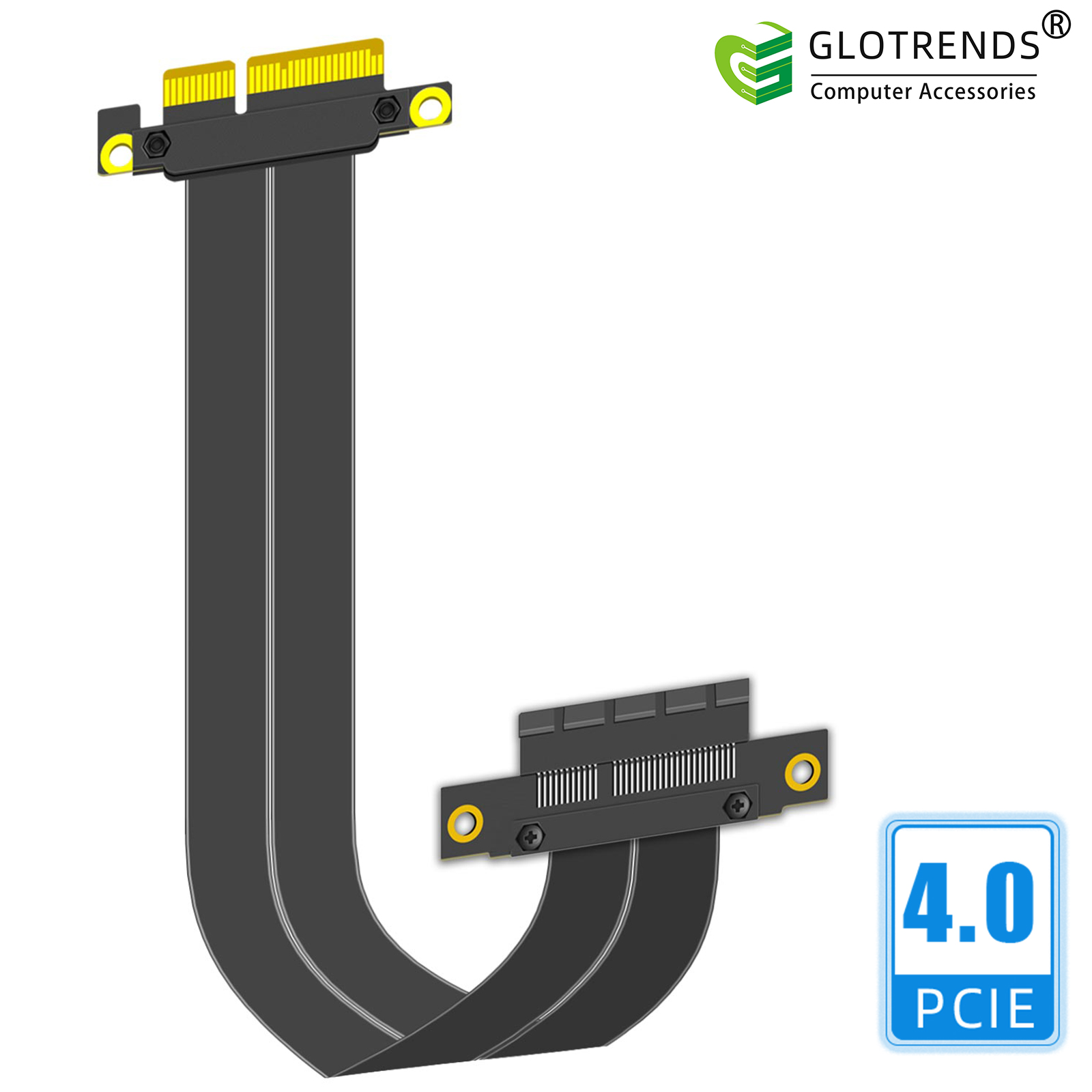 Pcie Riser Cable - PCIe 4.0 X4 라이저 케이블, 180도