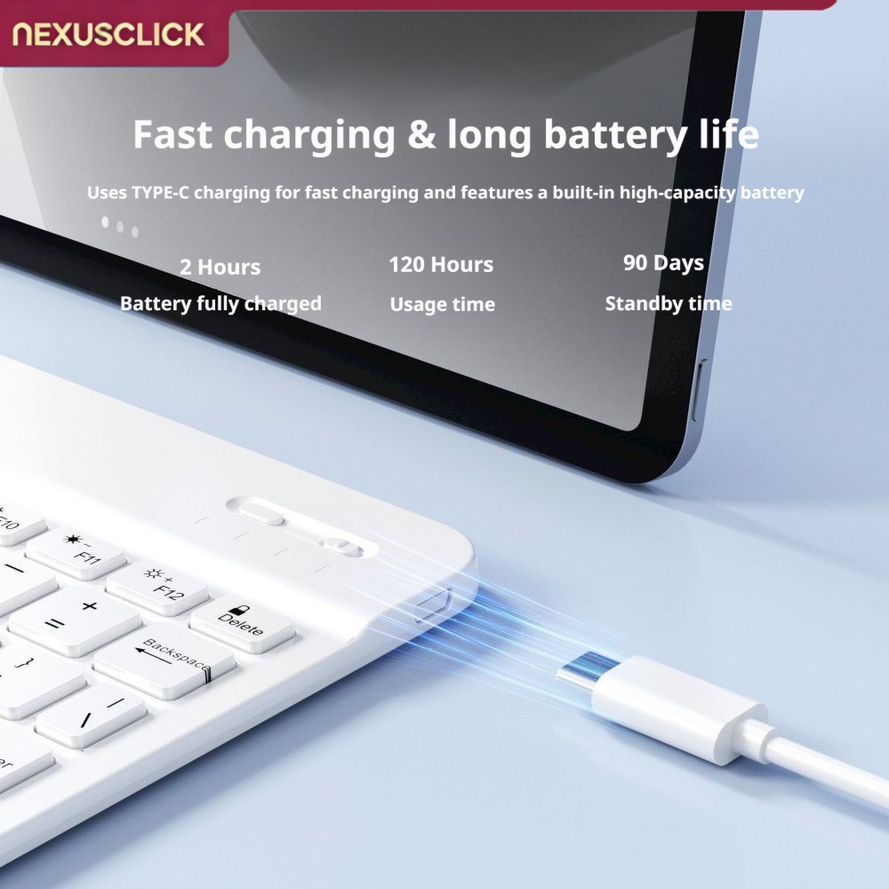 NexusClick 블루투스 키보드 및 마우스(iPad - Pc Gaming Xiaomi 리뷰 및 가격