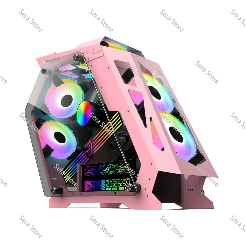 고급형 게이밍 PC 케이스(LED 패널 및 팬 포함), - Pc Gaming Optimization 리뷰 및 가격