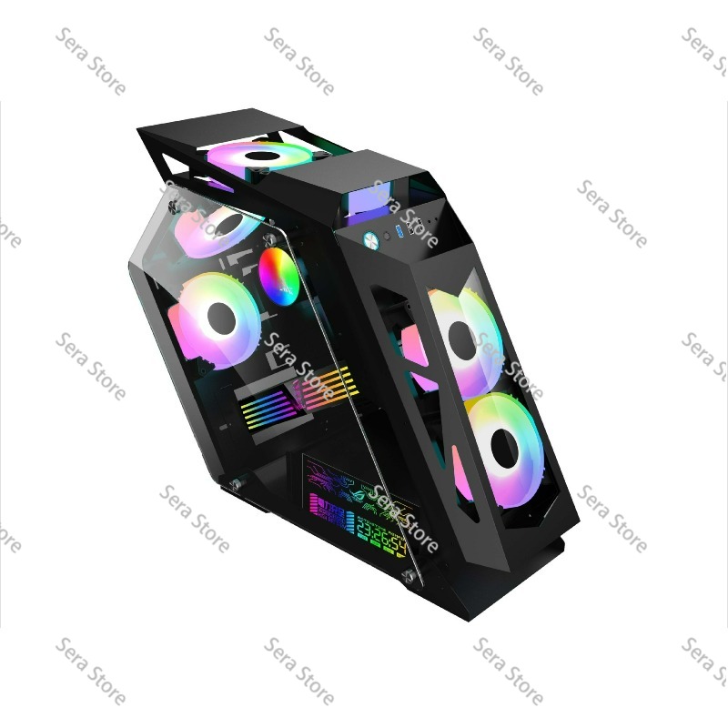 고급형 게이밍 PC 케이스(LED 패널 및 팬 포함), - Pc Gaming Optimization 리뷰 및 가격