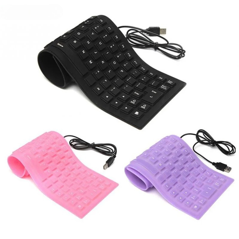 85 키 USB 유선 키보드 방수 유연한 접이식 실리콘 - Pc Gaming Xiaomi 리뷰 및 가격