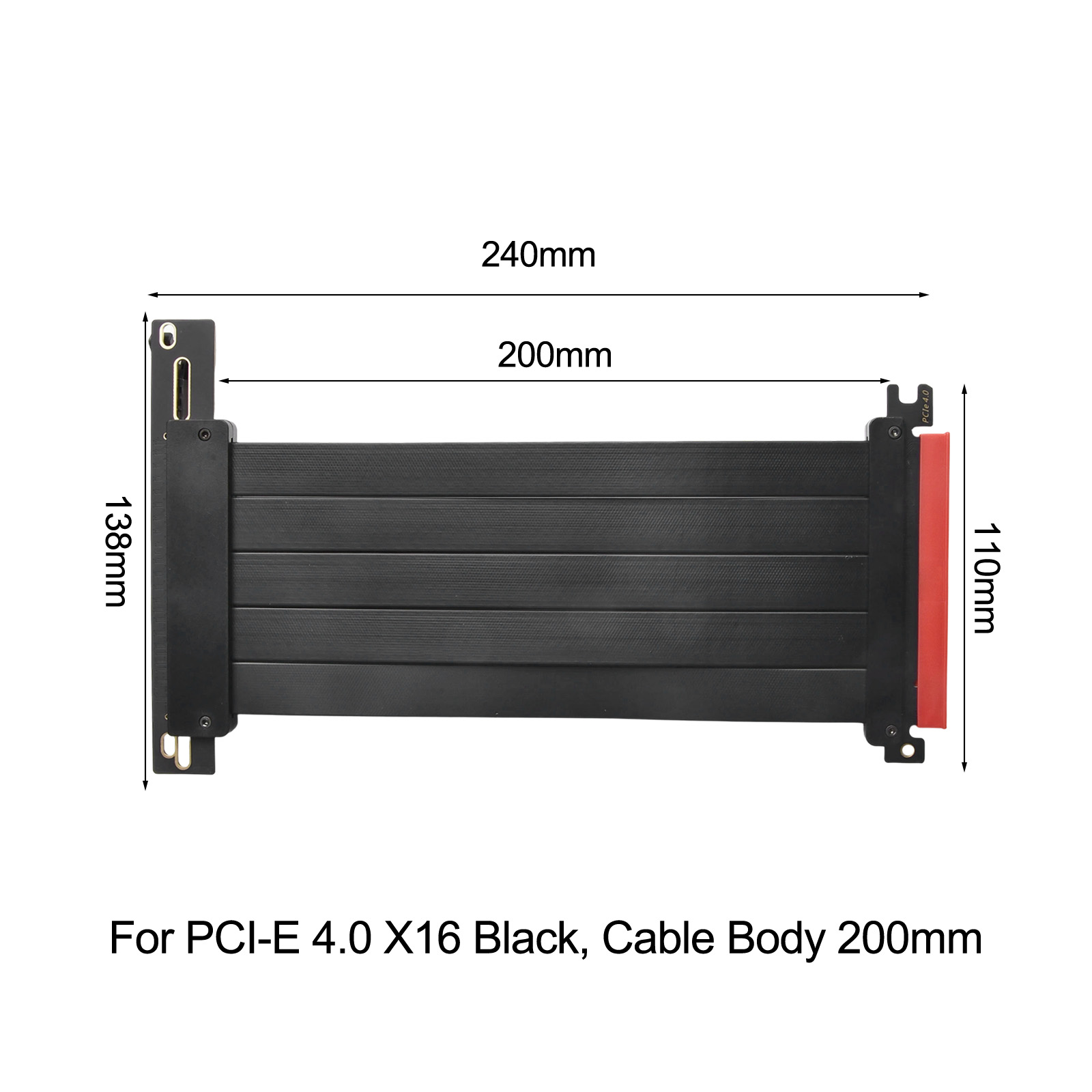 PCIe 4.0 X16 라이저 케이블 20cm 차폐형  - Pcie Riser Cable 리뷰 및 가격