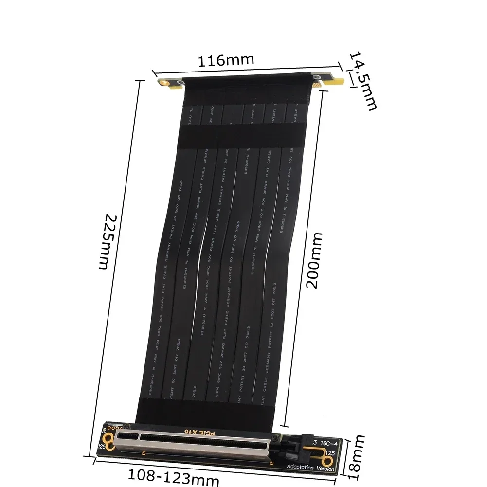 PCI 익스프레스 X4 X8 X16 - X16 라이저  - Pcie Riser Cable 리뷰 및 가격
