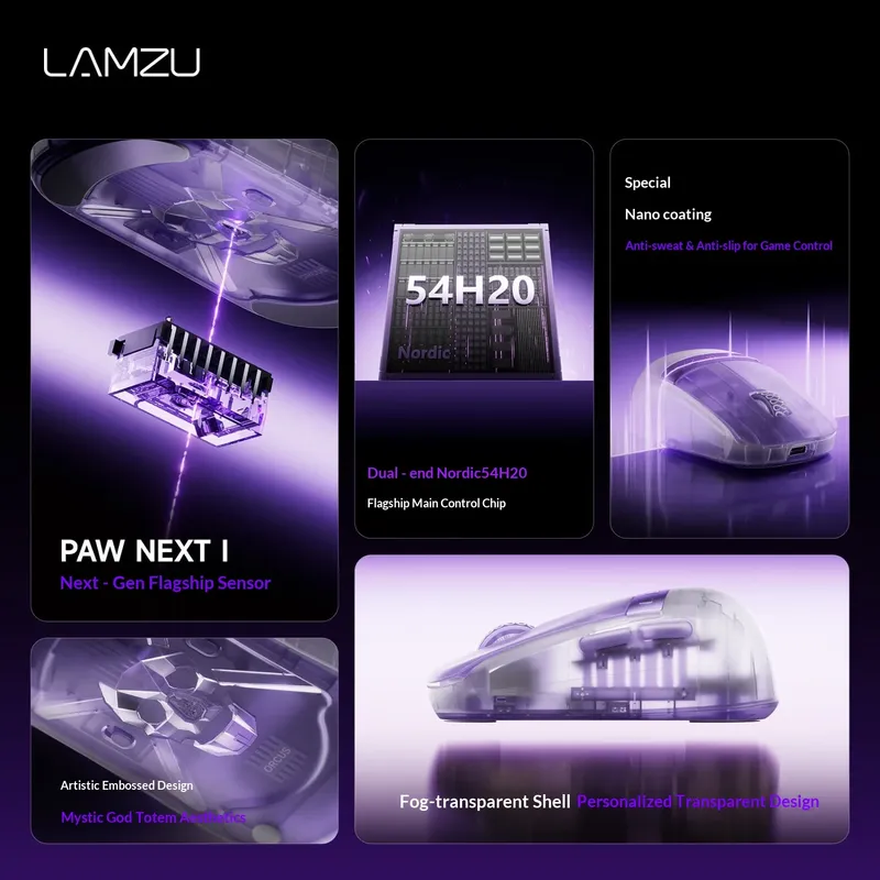 NEW LAMZU Orcus 무선 게이밍 마우스 듀얼  - Wireless Gaming Mouse 리뷰 및 가격