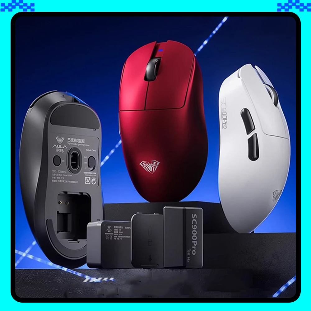 AULA SC900 마우스 마우스 Paw3950 트라이 - Wireless Gaming Mouse 리뷰 및 가격