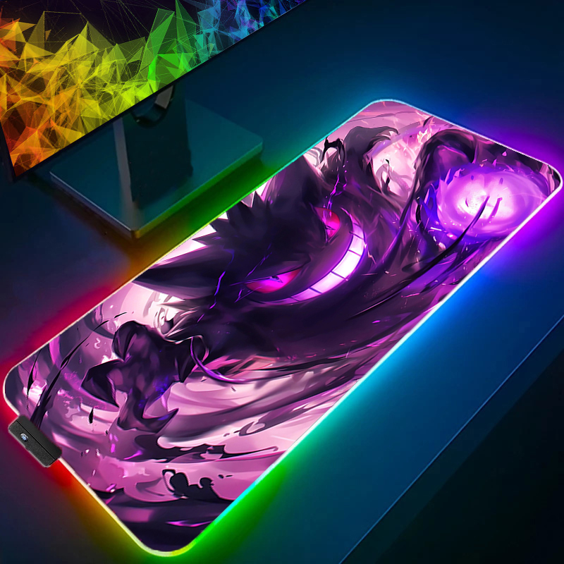 LED 라이트 마우스 패드 데스크 매트 G-gengar - Rgb Keyboard Wrist Rest 리뷰 및 가격