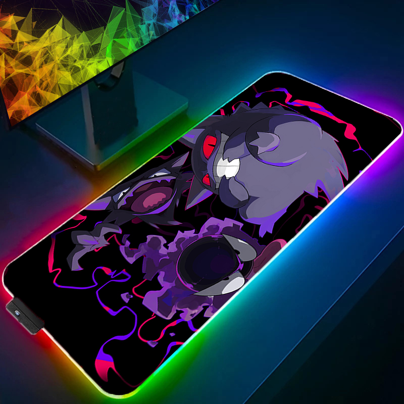 LED 라이트 마우스 패드 데스크 매트 G-gengar - Rgb Keyboard Wrist Rest 리뷰 및 가격