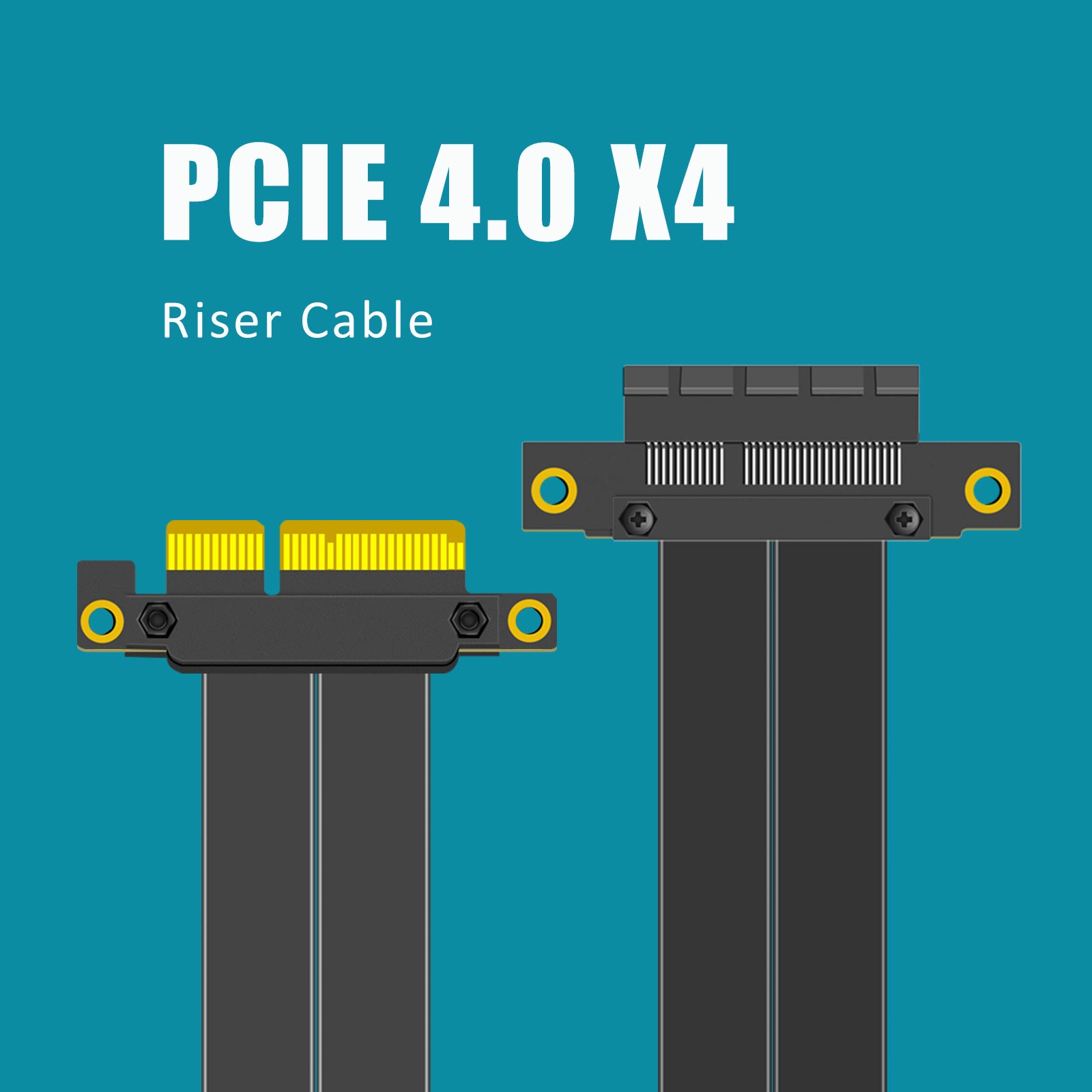 PCIe 4.0 X4 라이저 케이블, 180도 직각,  - Pcie Riser Cable 리뷰 및 가격